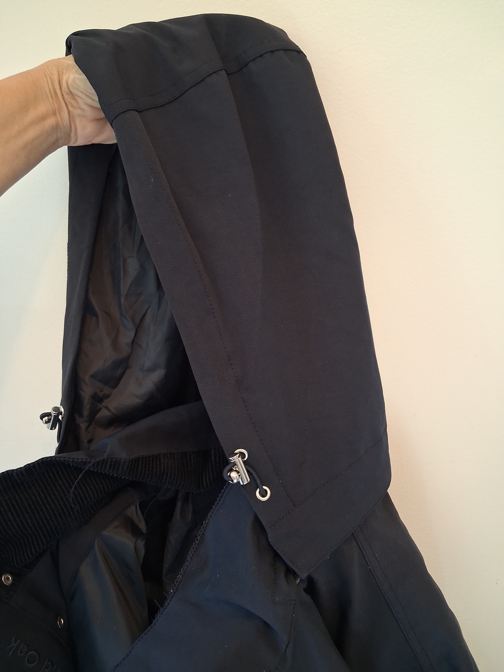 Frank & Oak Navy Heavy Lined Field Jacket with Hood - Picture 3 of 6